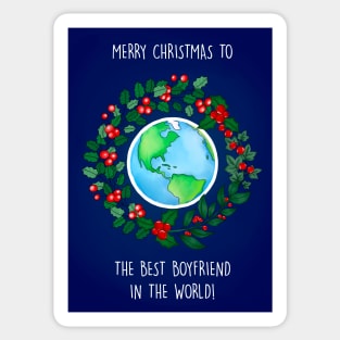 MERRY CHRISTMAS BEST BF Sticker